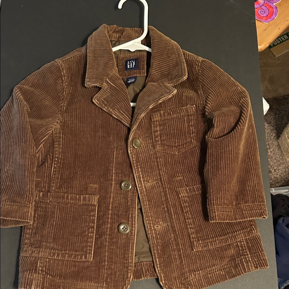 GAP Kids Tan Corduroy Blazer